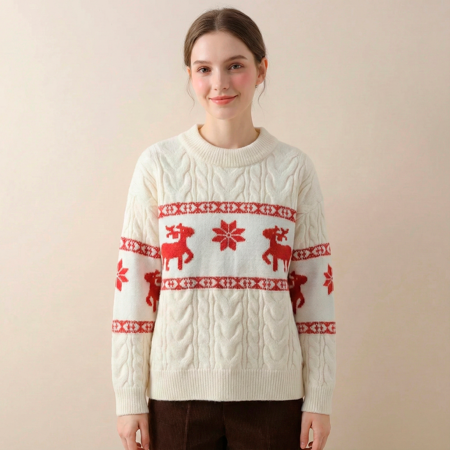 Alpine Reindeer Jumper